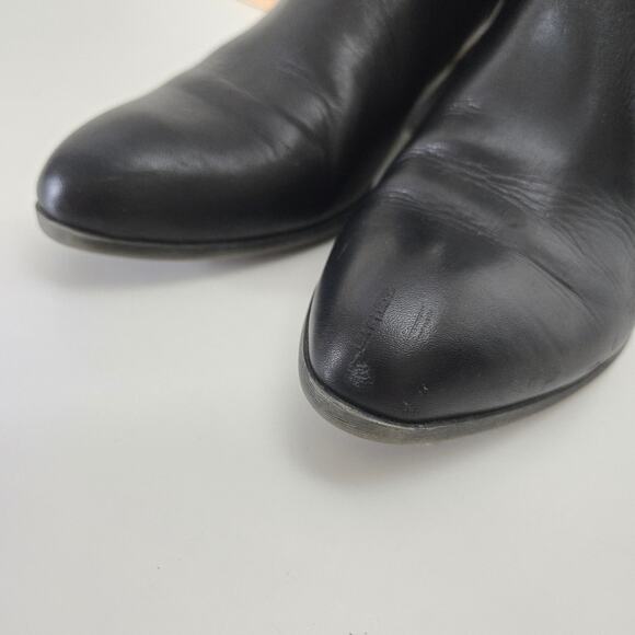 FRYE Women's Judith Zip Bootie Leather Ankle Zip Boot size 6.5M - Picture 4 of 11